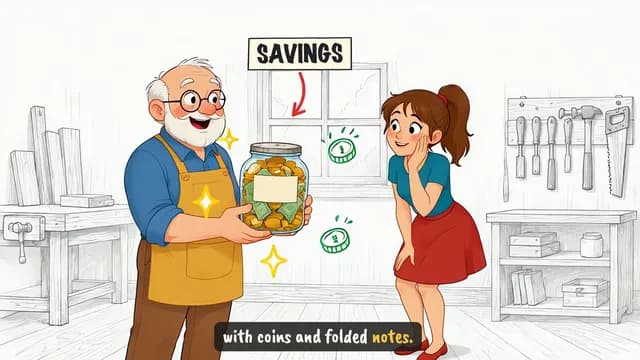 Doodle stickman — a scene from a FoziGen video